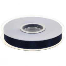 Prodotto Nastro in organza nastro regalo nastro blu scuro cimosa blu 15mm 50m