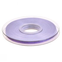 Prodotto Nastro in organza nastro regalo nastro viola cimosa 6mm 50m