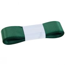 Prodotto Nastro decorativo verde nastro regalo orlato verde scuro 25mm 3m 10pz