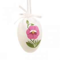Uova di Pasqua da appendere con motivo floreale Decorazione pasquale 12pz