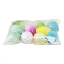 Prodotto Uova di Pasqua da appendere uova di plastica colorate 4×5,5 cm 10 pz