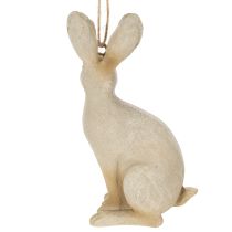 Prodotto Coniglietto pasquale da appendere decorazione pasquale poliresina H9.5cm 4pz