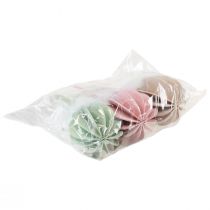 Prodotto Decorazione da tavolo coniglietto pasquale coniglietto in legno colorato 5,5×15 cm 3 pz