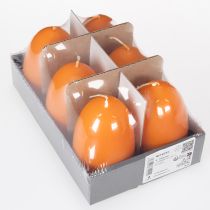 Prodotto Candela a forma di uovo per decorazioni pasquali, perfetta atmosfera pasquale in casa, 9 cm, 20 ore, 6 pezzi