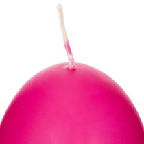 Prodotto Candela a forma di uovo per la primavera, ideale come decorazione da tavola, decorazione pasquale e idee regalo, 9 cm, 20 ore, 6 pezzi