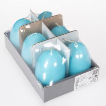 Prodotto Candela a forma di uovo di Pasqua - Idea di design festosa per una gioiosa celebrazione pasquale - 9 cm - 20 ore - 6 pezzi