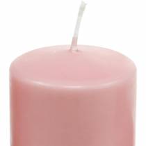 Prodotto PURE pillar candle 130/60 candela decorativa rosa cera naturale