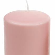 Prodotto Candela a colonna PURE 130/70 candela decorativa rosa cera naturale sostenibile