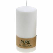 Prodotto Pure pillar candle 130/60 candela in cera naturale sostenibile stearina e colza