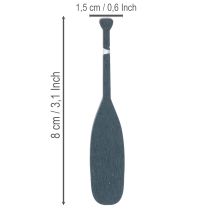 Prodotto Miniature di pagaie decorative per arredamento nautico, 8 cm, 18 pezzi