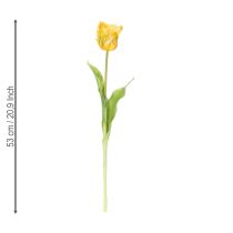 Prodotto Tulipani artificiali per decorare con stile il soggiorno e per le occasioni primaverili, 53 cm