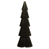 Prodotto Albero di Natale in carta Albero di Natale in carta Nero H60cm