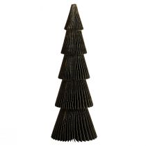 Prodotto Albero di Natale in carta Albero di Natale in carta Nero H60cm