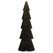Prodotto Albero di Natale in carta Abete Piccolo Nero H30cm