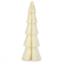 Prodotto Albero di Natale in Carta Piccolo Bianco Oro H30cm