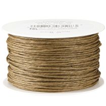 Prodotto Filo di carta filo artigianale filo avvolto marrone Ø2mm 100m