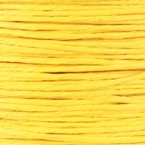 Prodotto Cordino di carta avvolto in filo Ø2mm 100m giallo