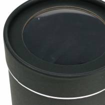 Prodotto Fioriera rotonda in cartone nero, argento Ø10/12 cm set da 2