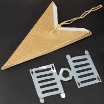 Prodotto Luci natalizie a forma di stella, decorazione a forma di stella di carta, design elegante e festoso