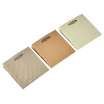 Prodotto Sacchetto di carta 12 cm marrone crema beige sacchetto regalo 6 pezzi