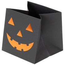 Prodotto Fioriera a forma di zucca in carta, decorazione di Halloween, 10 cm, 6 pezzi