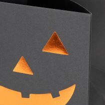 Prodotto Fioriera a forma di zucca in carta, decorazione di Halloween, 10 cm, 6 pezzi