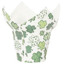 Prodotto Vaso di carta con motivo a trifoglio, decorazione di Capodanno, 12 cm, 12 pezzi