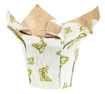 Vaso di carta Ø12cm H9cm con motivo 8 pezzi