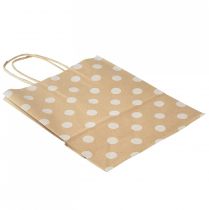 Prodotto Buste regalo shopper in carta pois 18×22 cm 50 pz