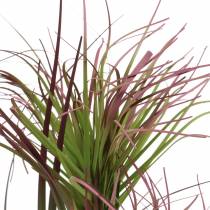 Erba artificiale in vaso Verde, rosso porpora 45 cm
