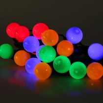 Fiabe da festa colorate per 20 LED esterni 9,5 m