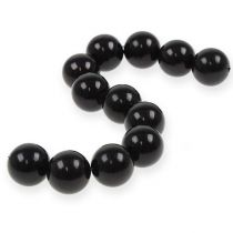 Prodotto Perline decorative Ø2cm nere 12 pz