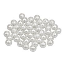 Prodotto Perline decorative da infilare perline artigianali bianche 12 mm 300 g