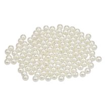 Perline da infilare perline artigianali bianco crema 6mm 300g