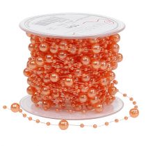 Collana di perle arancione 6mm 15m