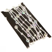 Prodotto Collana di perle, nastro di perle, ghirlanda di perle iridescenti 270 cm × 2 pezzi