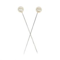 Spilli con testa perlata champagne Ø8mm L65mm 55 pz