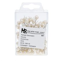 Prodotto Spilli con testa perlata champagne Ø8mm L65mm 55 pz