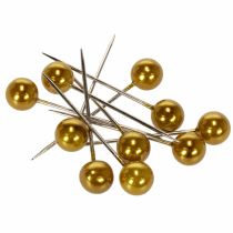 Prodotto Spilli Testa Perla Oro Ø15mm 75mm
