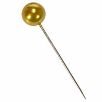 Prodotto Spilli con testa di perle oro Ø20mm 90mm