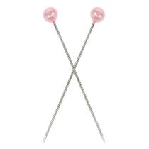 Prodotto Spilli con testa di perle rosa Ø4mm 4cm 150p