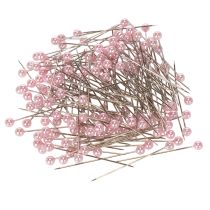 Prodotto Aghi con testa di perla rosa Ø4mm 4cm 150 pezzi