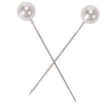 Prodotto Spilli Testa Perla Bianco Ø10mm 60mm
