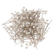Prodotto Spilli con testa in madreperla bianca, Ø4mm, 40mm