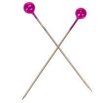 Prodotto Spilli da fiorista con testa di perla, rosa, Ø4mm, 40mm, 150 pezzi