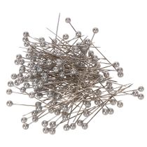 Prodotto Spilli per fioristi e decorazioni con testa in madreperla, argento, Ø4mm, 40mm, 150 pezzi