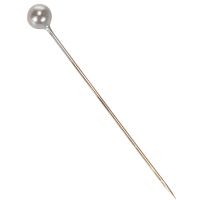 Prodotto Spilli per fioristi e decorazioni con testa in madreperla, argento, Ø4mm, 40mm, 150 pezzi