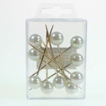 Prodotto Spilli con testa di perle champagne Ø20mm 90mm