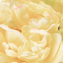 Prodotto Peonia artificiale con grande fiore per un design d'interni floreale senza tempo, 60 cm, 3 pezzi