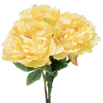 Prodotto Peonia artificiale con grande fiore per un design d'interni floreale senza tempo, 60 cm, 3 pezzi